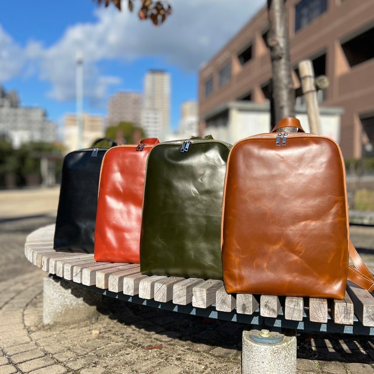 レザーリュック