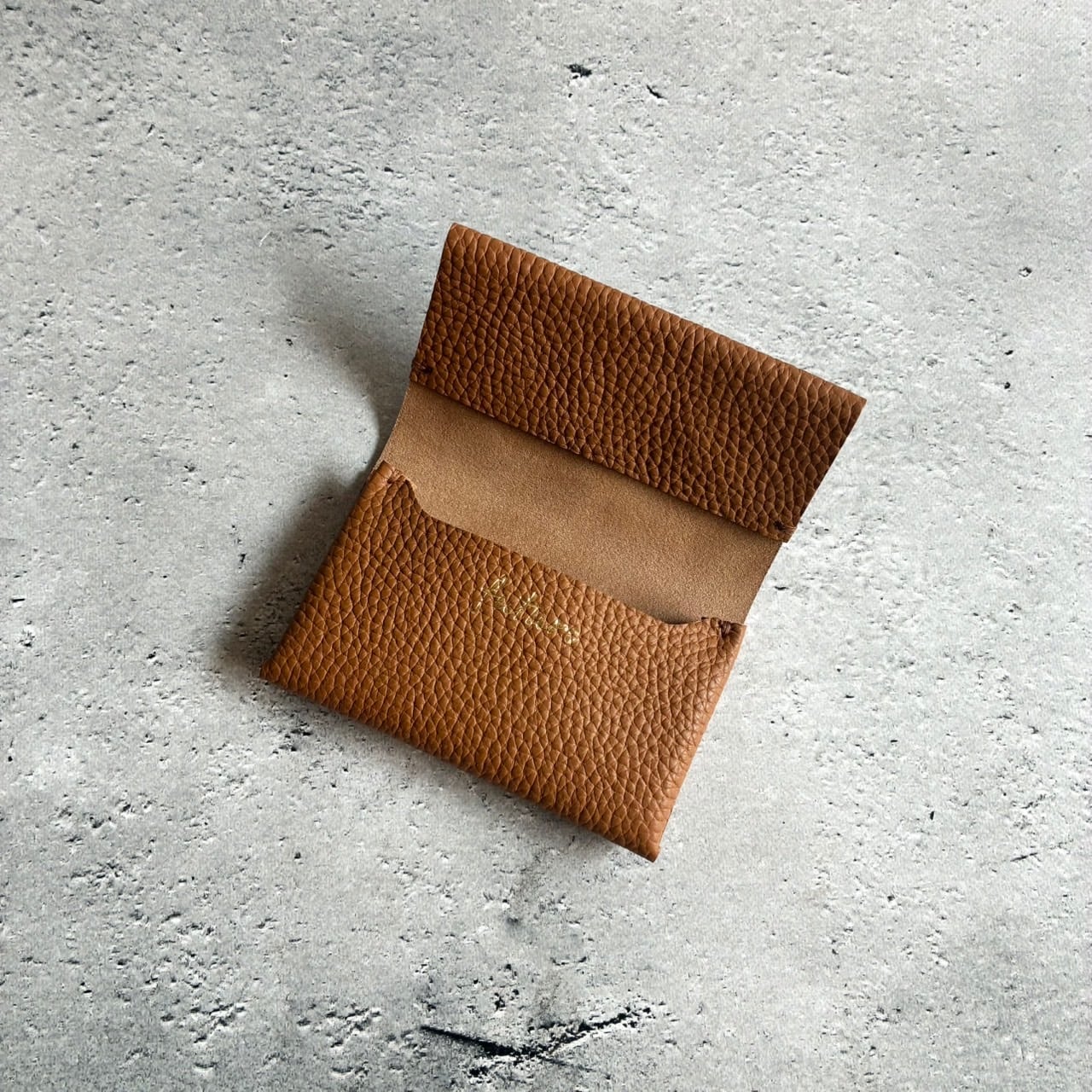 手縫い名刺入れ